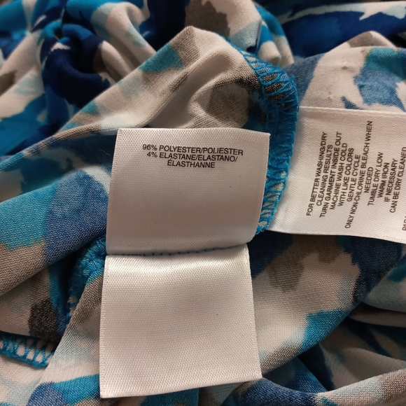 Jones Studio separates Womens 1X blue top - Picture 6 of 8